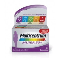 Multicentrum mujer 50+ 30 comp buzo farmacias
