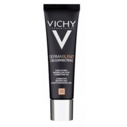 Vichy Dermablend Corrección 3D Fondo De Maquillaje Activo Alisador Corrector Nº 20 Vainilla 30 Ml