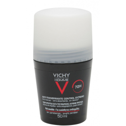 Vichy Homme Desodorante Anti-Transpirante Control Extremo 72H Roll-On 50 Ml
