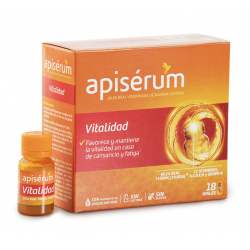 Apiserum Vitalidad 18 viales buzo farmacias