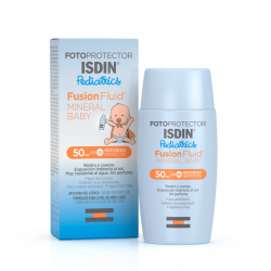 Isdin Fotoprotector Fusión Fluid Mineral Baby Pediatrics SPF50+ buzo farmacias