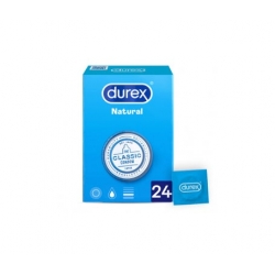 Durex natural plus preservativos 24unid