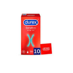 Durex Sensitivo Slim Fit Preservativos 10 Unidades