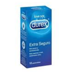 Durex extra seguro top safe preservativos 12u