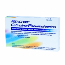 Reactine 14 comprimidos