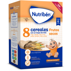 Nutribén 8 Cereales con un toque de Miel Frutos Secos 600 g buzo farmacia
