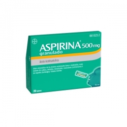 Aspirina 500 mg granulado 20 sobres
