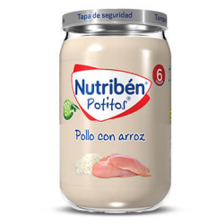 Nutribén Potitos Pollo con Arroz 235 g