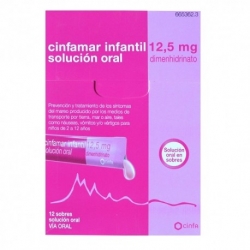 Cinfamar Infantil 12,5mg Solución Oral 12 unidosis