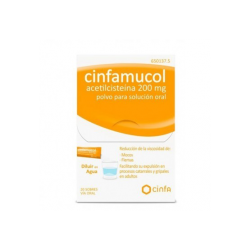 Cinfamucol Acetilcisteína 200 mg 20 Sobres