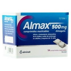 Almax 500 MG 54 Comprimidos Masticables