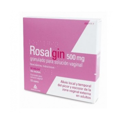 Rosalgin 500 mg 10 sobres de granulado para solución vaginal