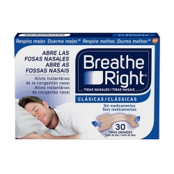Breathe right tira nasal t/gde 30uni