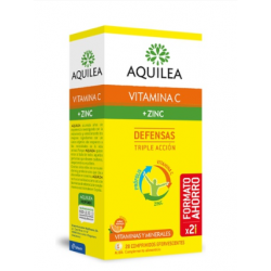 AQUILEA Vitamina C + Zinc 28 Comprimidos Eferv. Farmacias Buzo