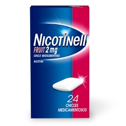 Nicotinell fruit 2mg 24 chicles recubiertos