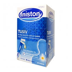 Iniston Tusiv 15mg 20 sobres solución oral 5 ml