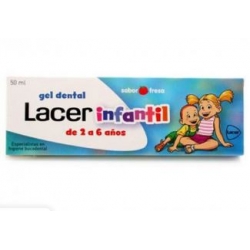 Lacer Infantil Gel Dental  50 ml Fresa farmacia buzo
